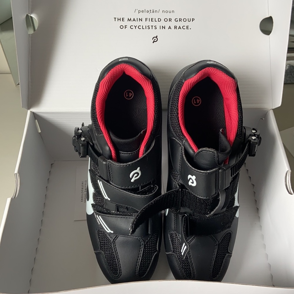 Peloton cycling shoes with clips size 41